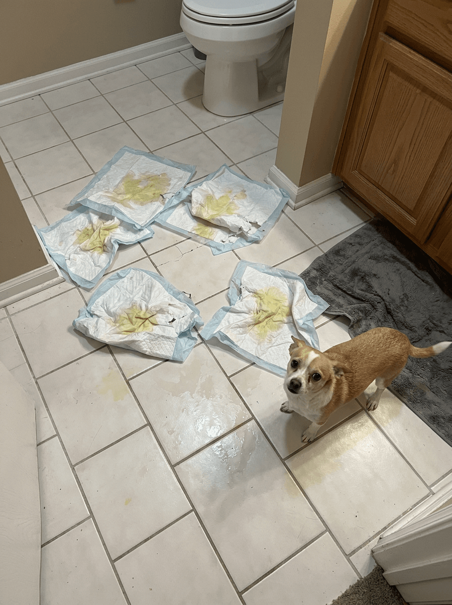 Tappetini usa e getta sporchi e inefficaci