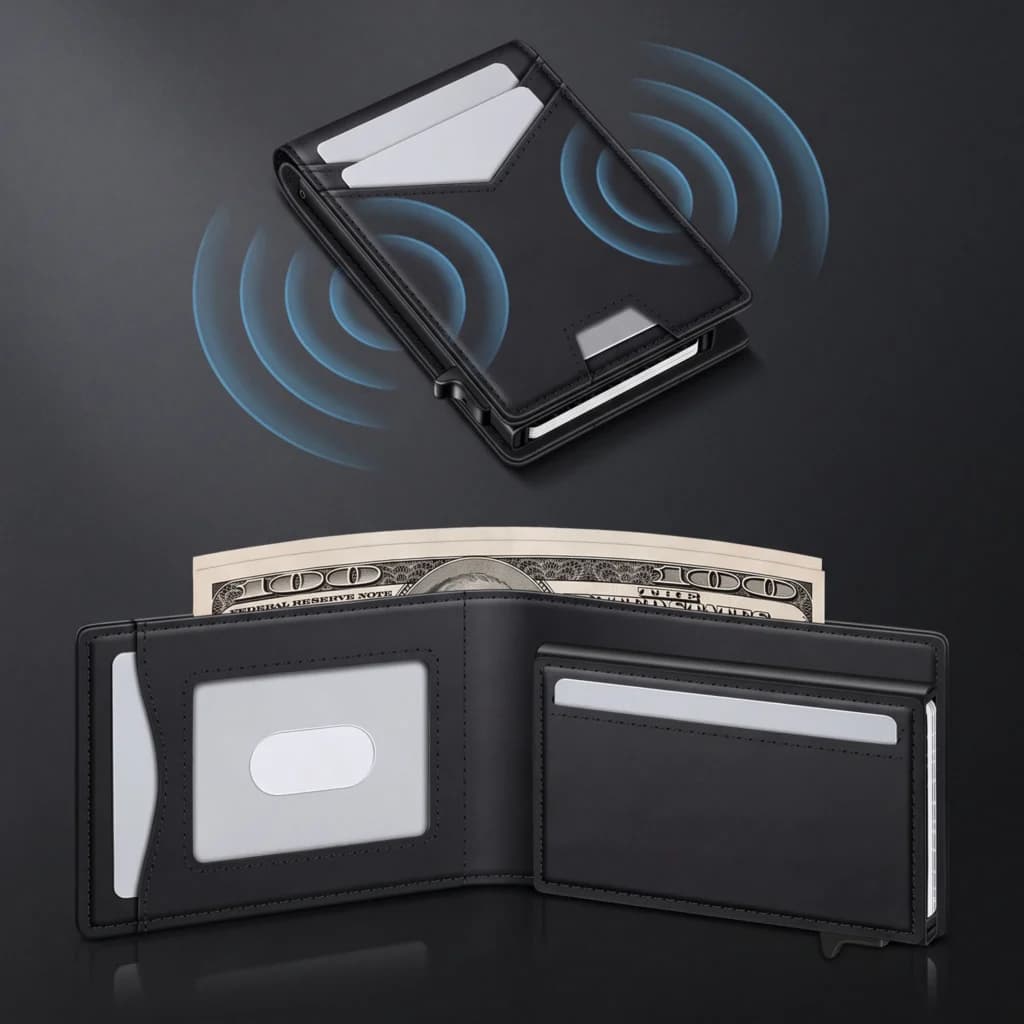 Bloqueo RFID de TascaZero™ que protege las tarjetas contactless